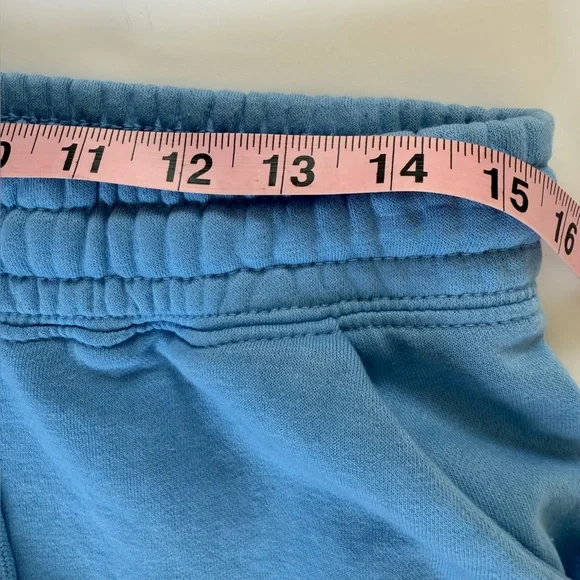 Ed Hardy Flower Skulls Powder Blue Women’s Sweatpants Medium Graphic Print Y2K - Picture 12 of 13